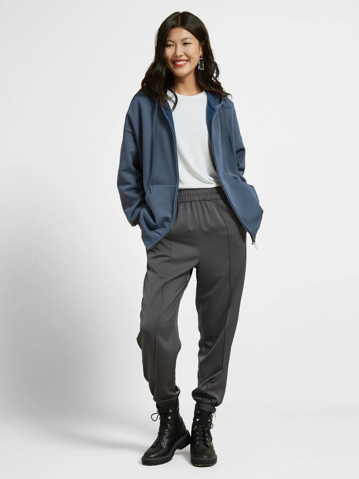 Cubby Zip Up Hoodie - Oversized